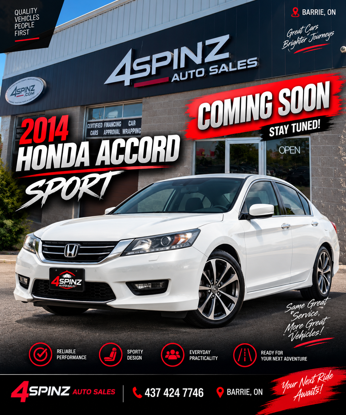 2014 HONDA ACCORD SPORT